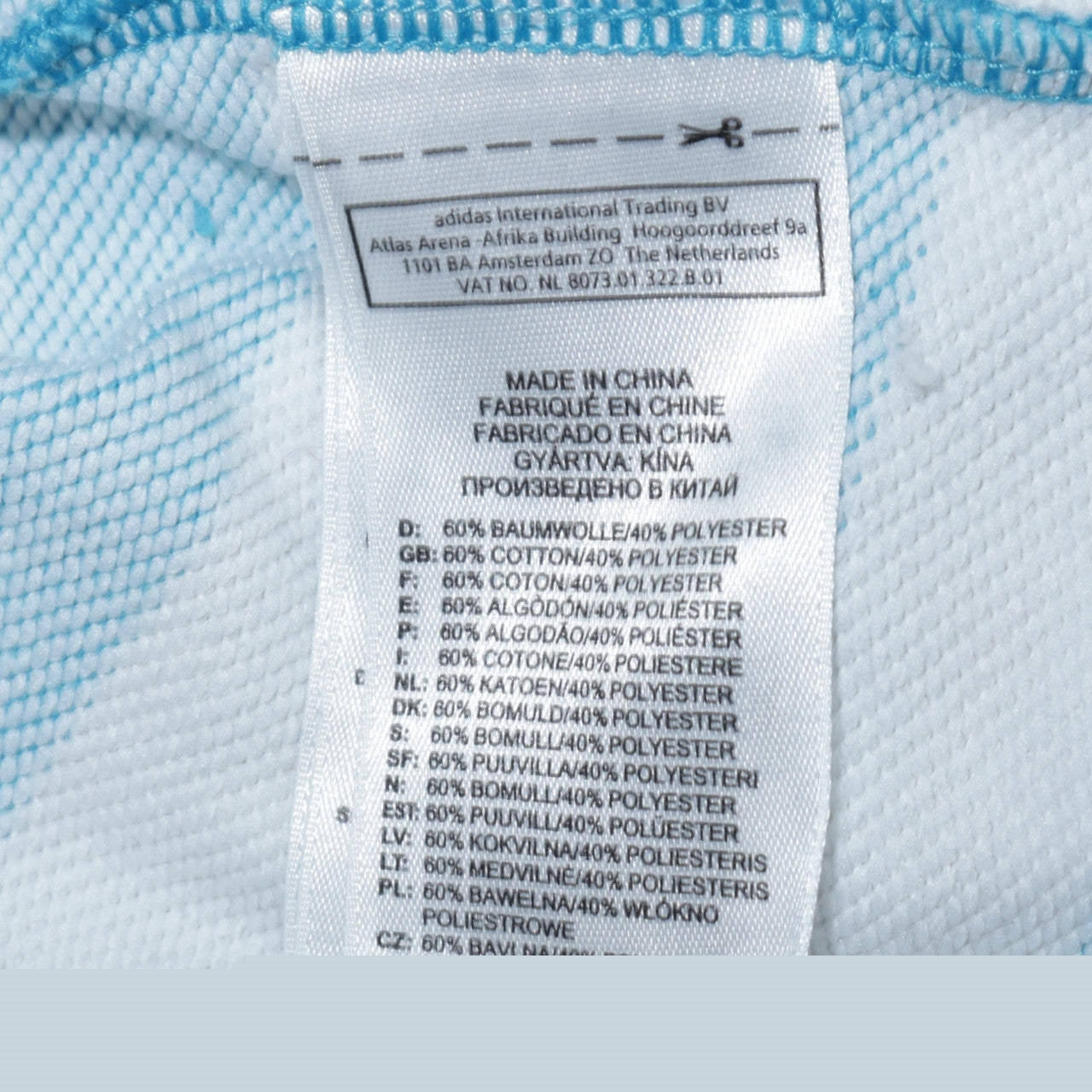 Adidas Womens Blue White Striped Pullover Hoodie Size 14