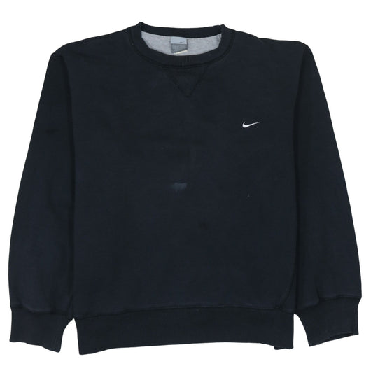 Nike Men's Black L Pullover Crew Neck Fleece Sweatshirt