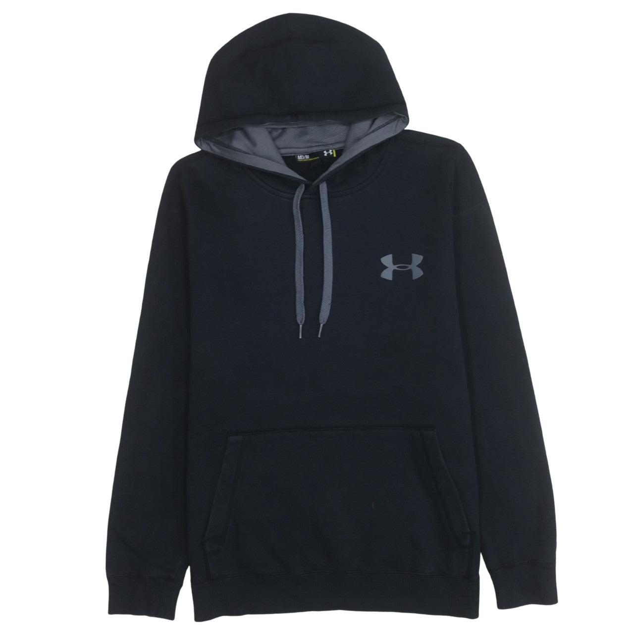 Under Armour Men's Black Pullover Hoodie M Loose Fit ColdGear