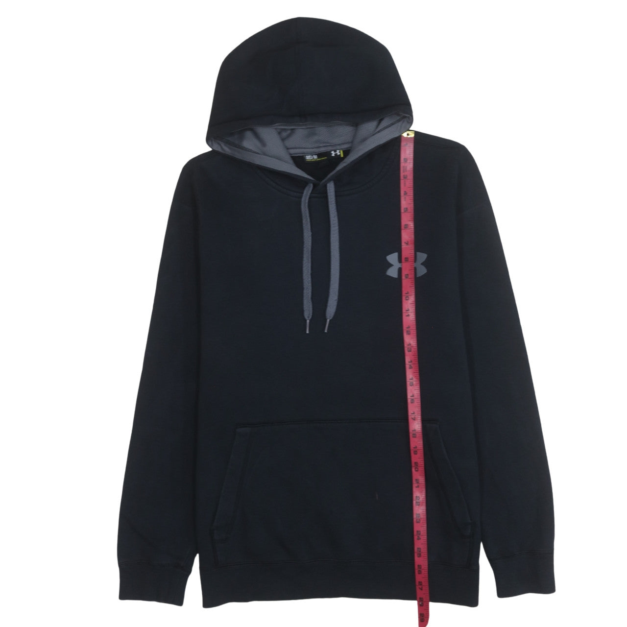 Under Armour Men's Black Pullover Hoodie M Loose Fit ColdGear