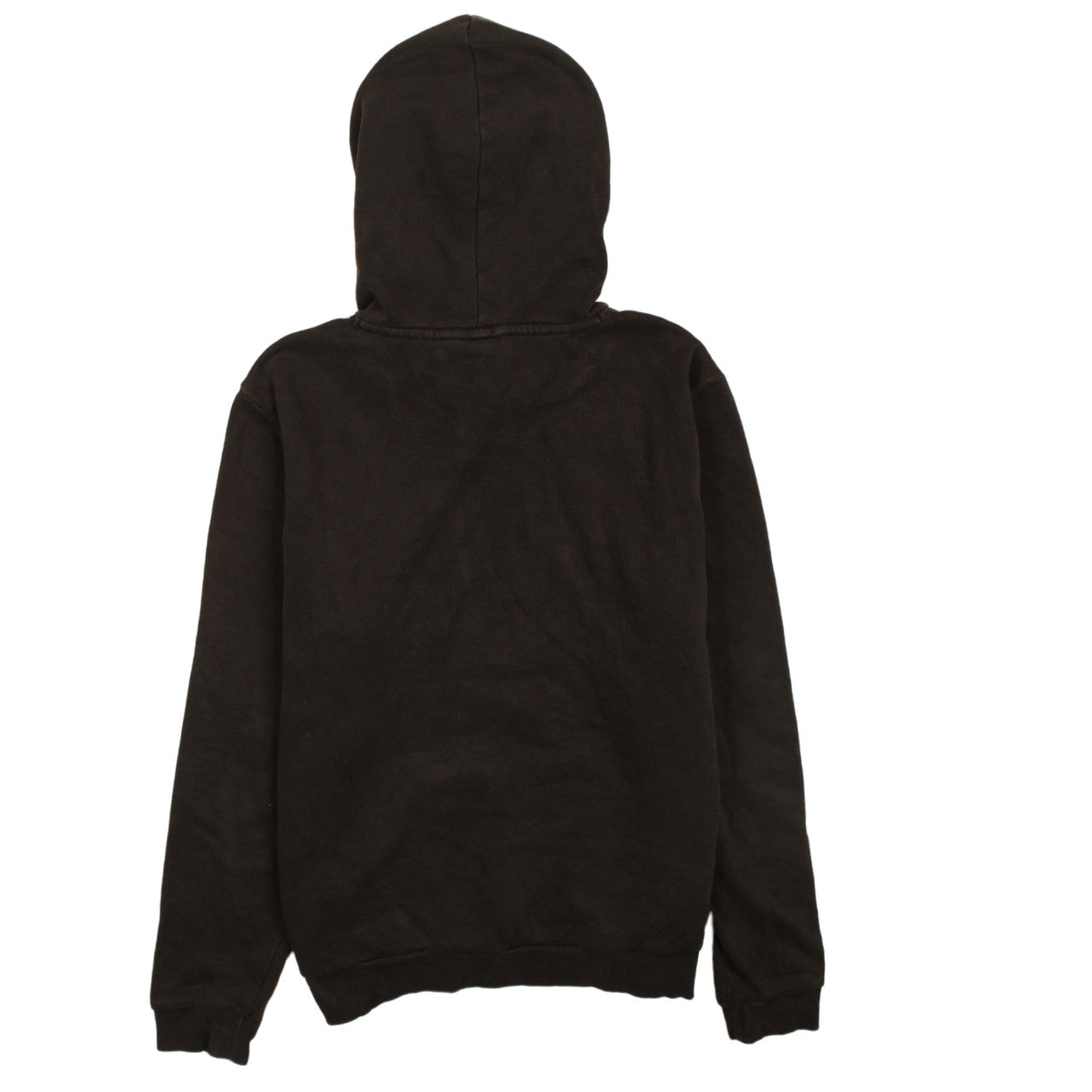 Puma Women Black Logo Pullover Hoodie Size 14 UK Cotton Blend