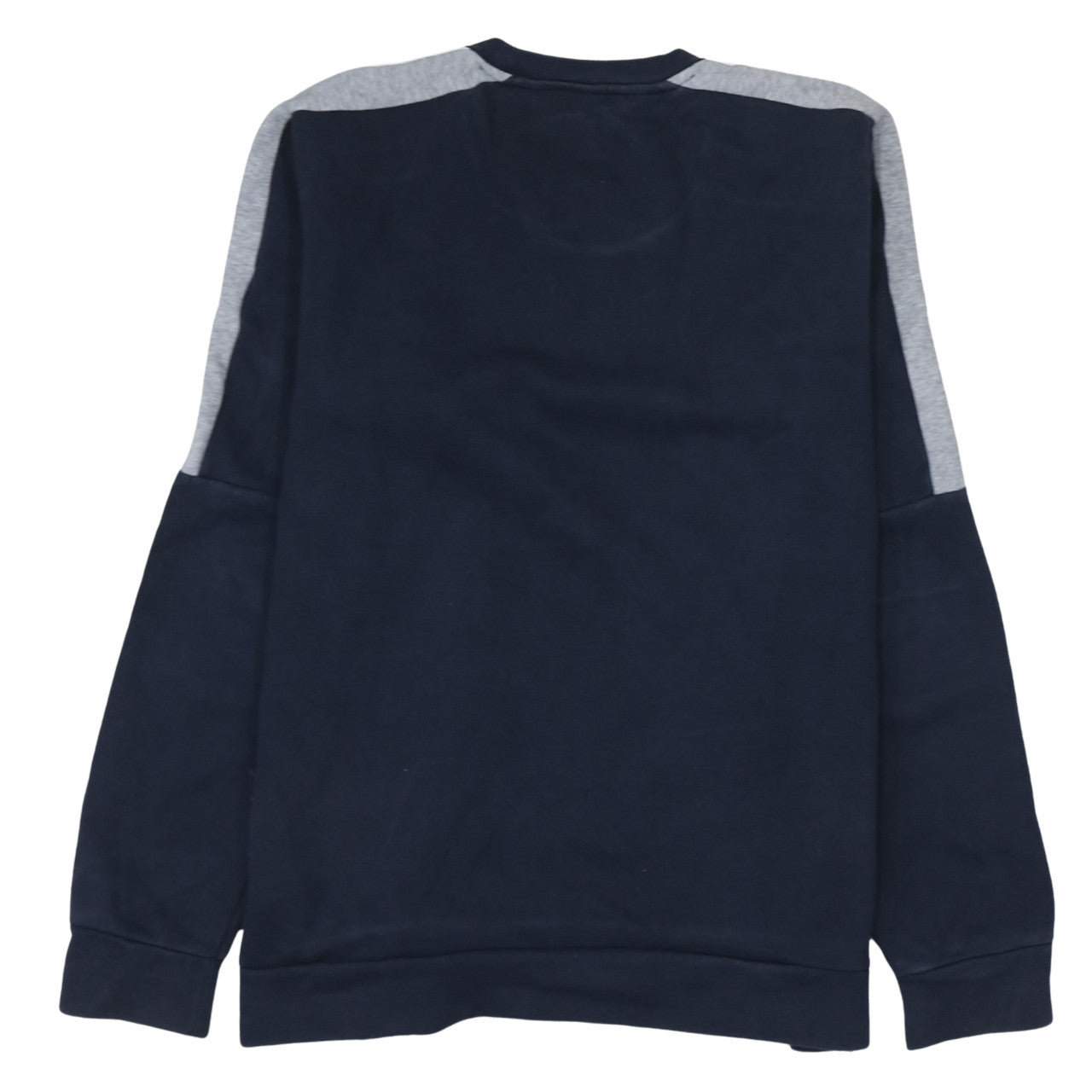 Adidas Men's Blue Small Pullover Sweatshirt Crew Neck Fleece