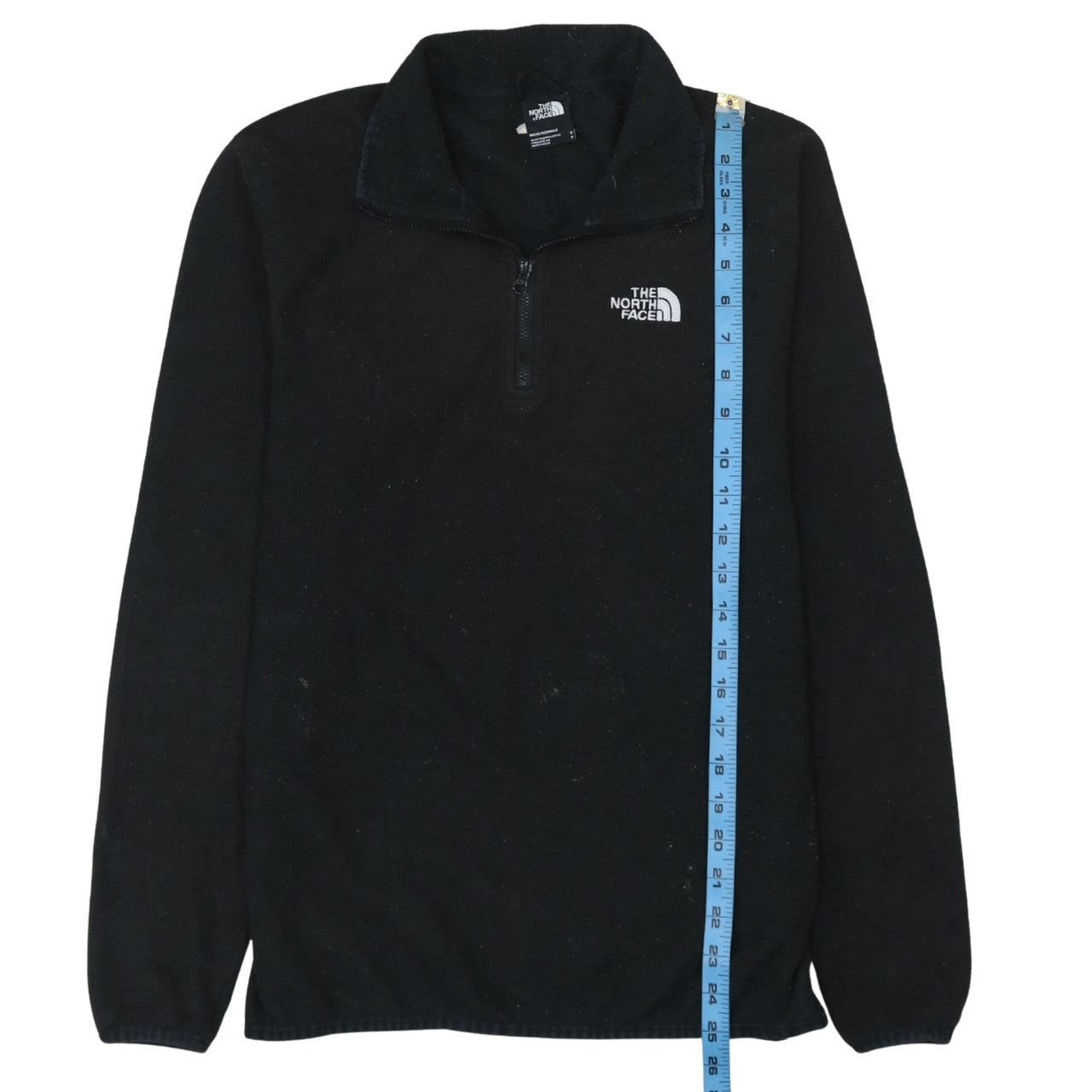 The North Face Womens Black Fleece 1/4 Zip Jacket Size S