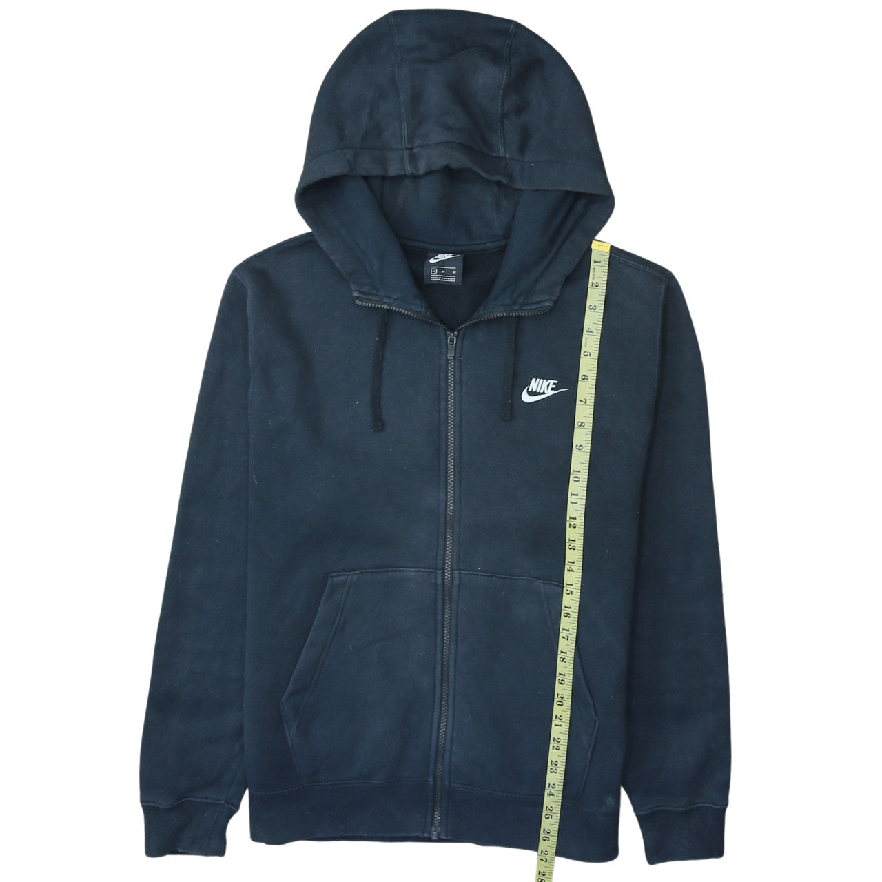 Nike Men's Black Full Zip Hoodie M Regular Fit Sportswear