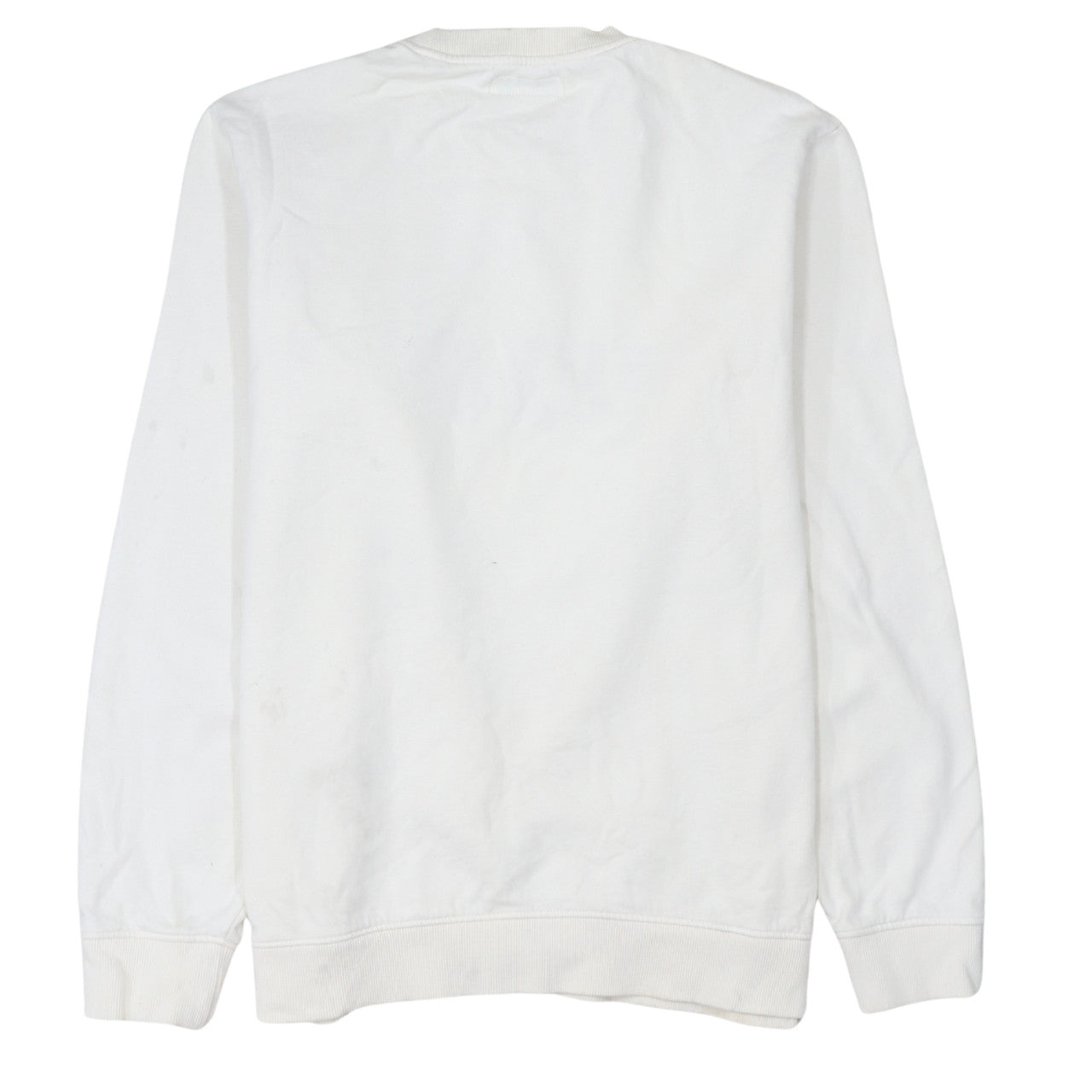 Guess Womens White Logo Crew Neck Sweatshirt XL