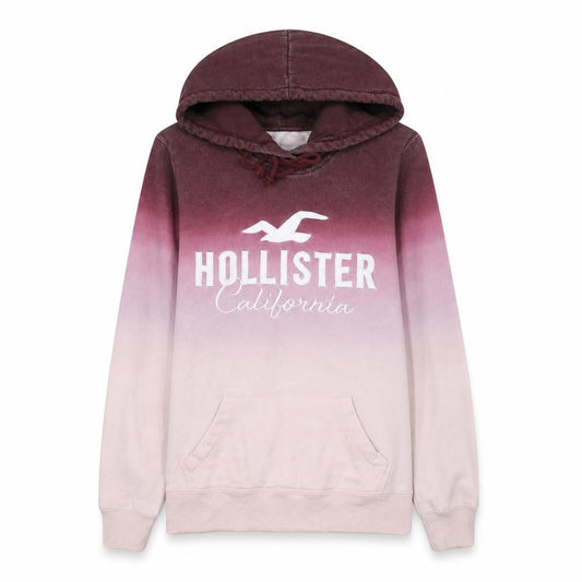 Hollister Women’s Pink Ombre Pullover Hoodie XS Cotton Blend