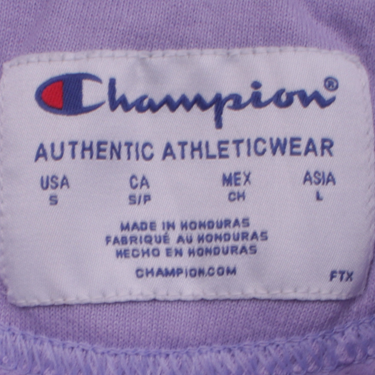 Champion Women Lilac Pullover Hoodie Small Hooded Sweatshirt