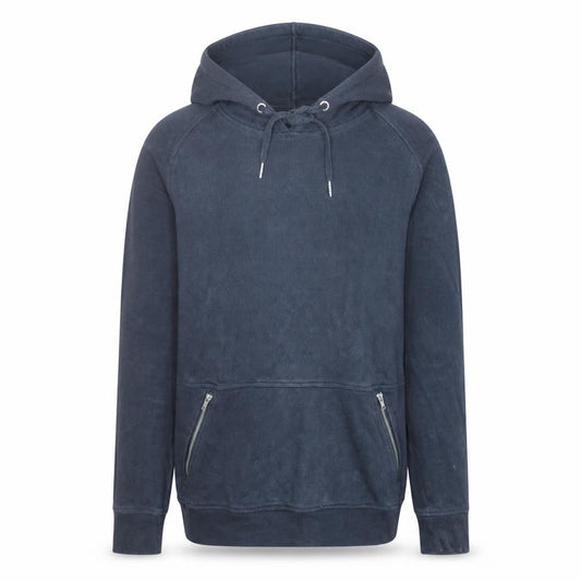 River Island Men's Blue Muscle Fit Pullover Hoodie Size M