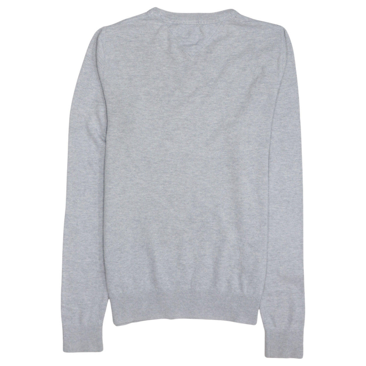 Tommy Hilfiger Men's Grey Cotton Crew Neck Pullover Jumper M