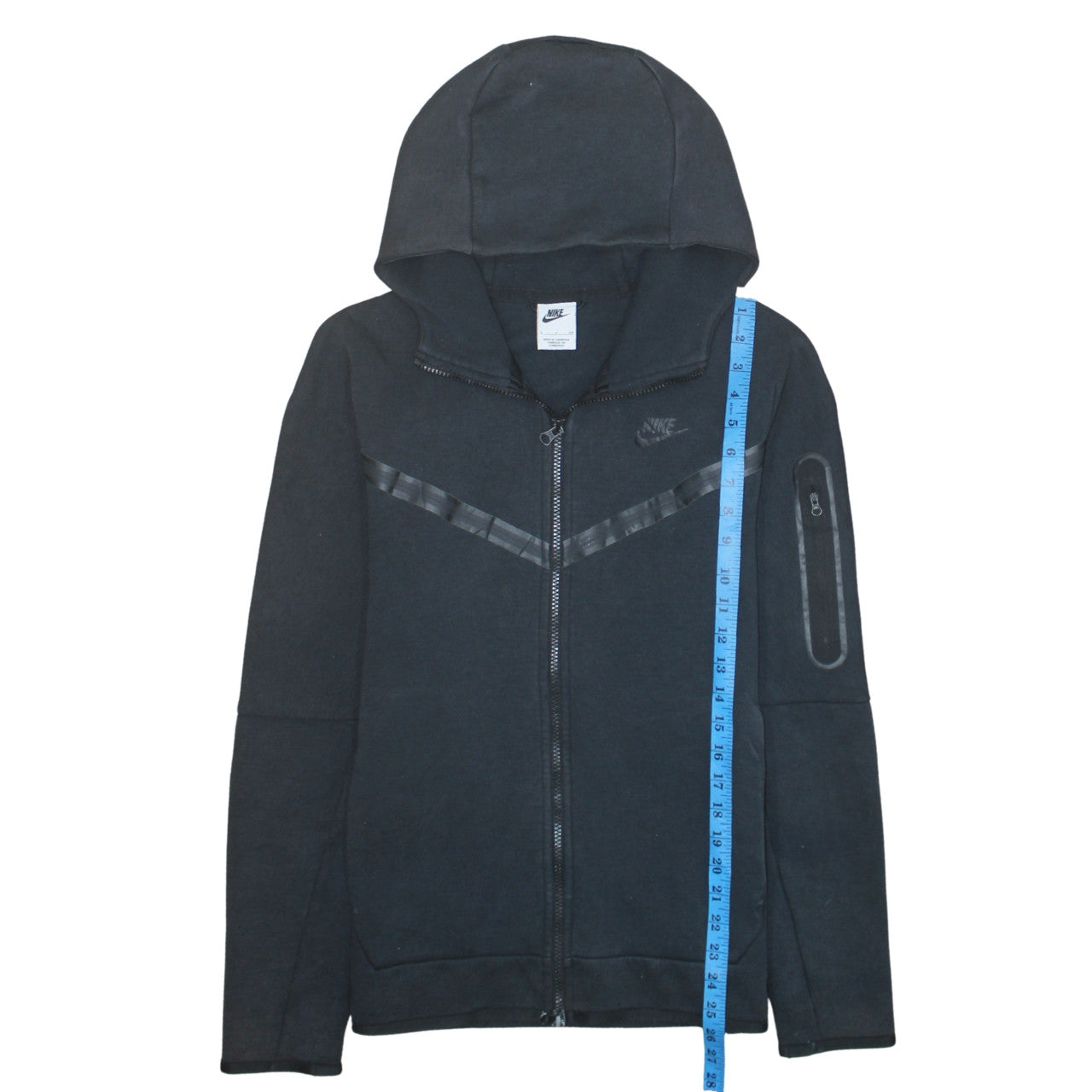 Nike Men's Black Full Zip Hoodie Size S Regular Fit Sportswear