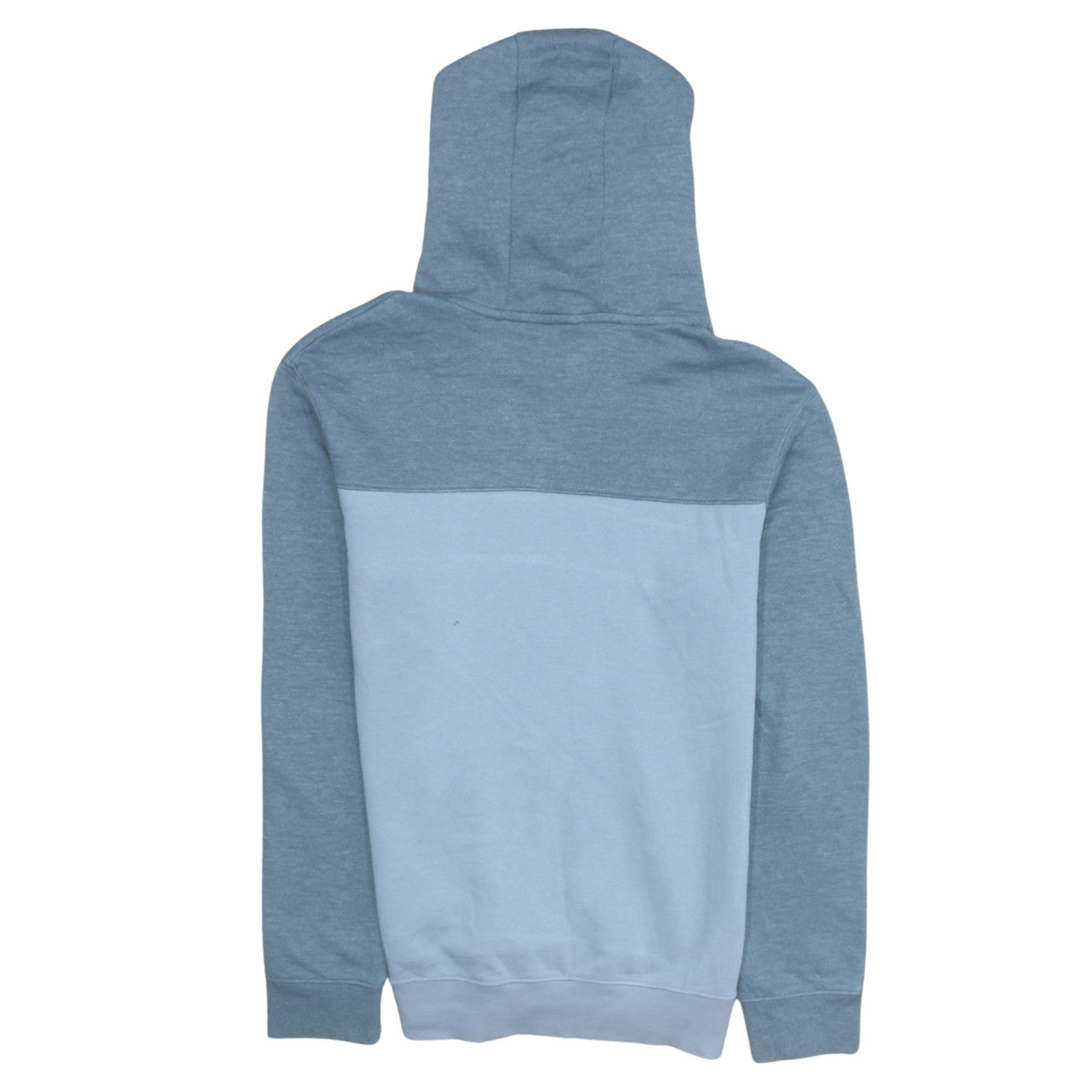 Under Armour Boys Blue Pullover Hoodie XL Colourblock Logo Fleece