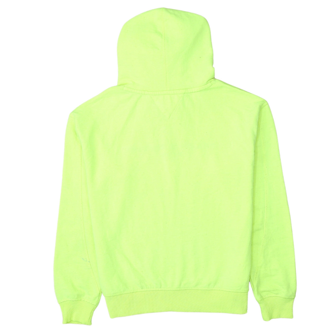 Tommy Hilfiger Boys Yellow Pullover Hoodie Size 176 Embroidered Logo