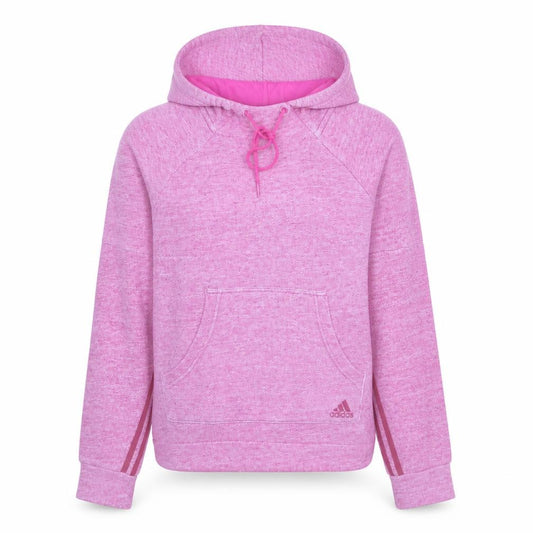 Adidas Womens Pink Pullover Hoodie Medium Hooded Sweatshirt