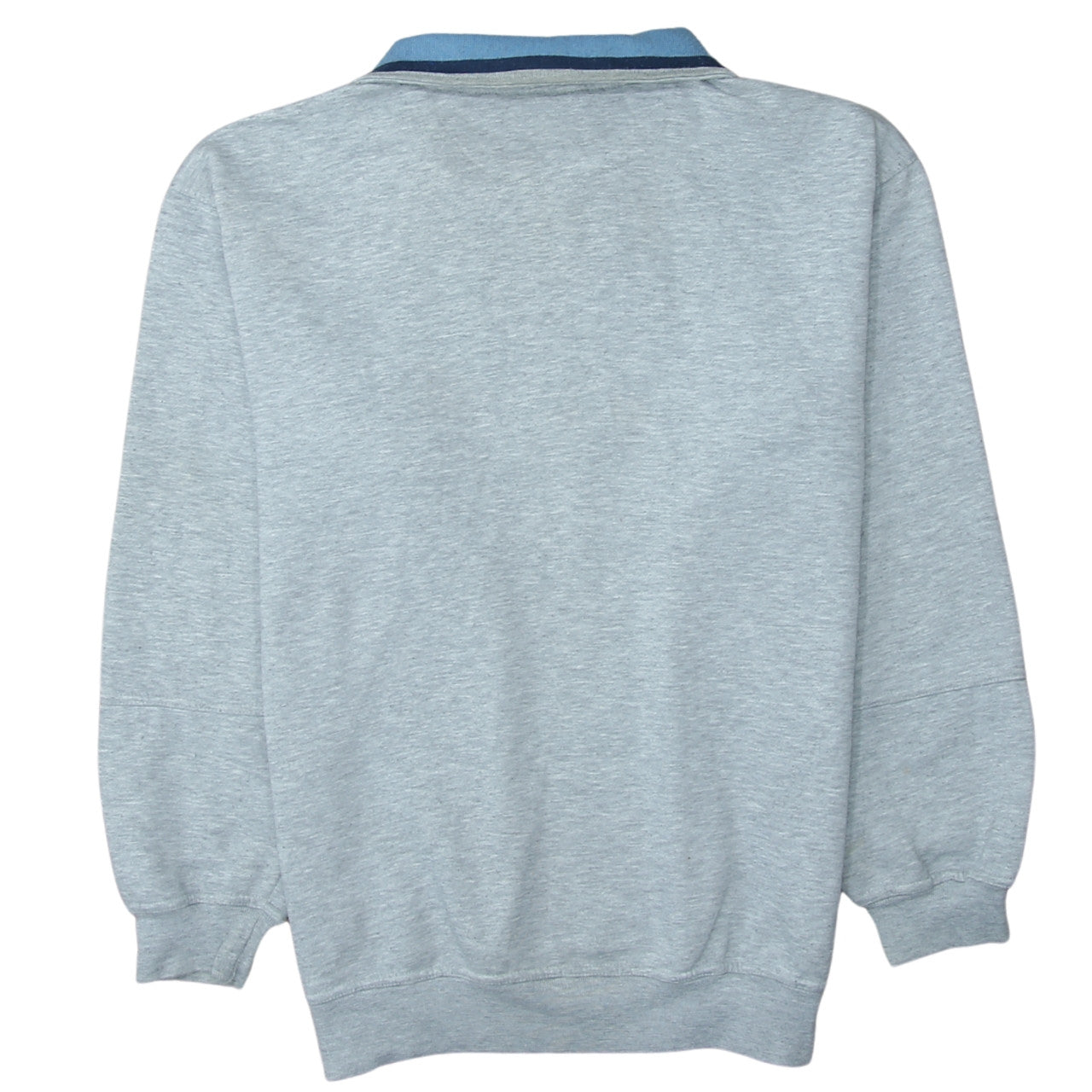 Ellesse Men's Grey 1/4 Zip Collared Sweatshirt Size S Retro Sports Style