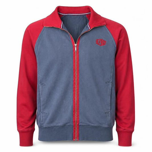 Tommy Hilfiger Denim Men's Blue Red Track Jacket Size L
