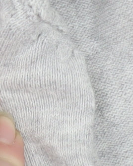 White Stuff Women's Grey Size 12 Cotton Open Cardigan