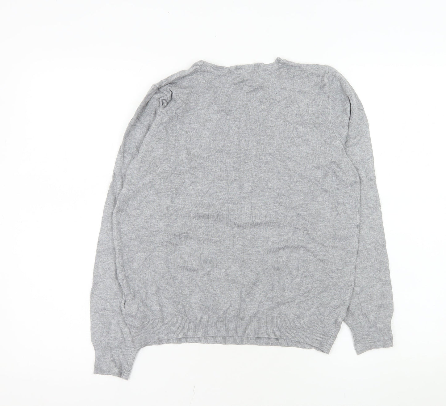 Marks and Spencer Women's Grey Long Sleeve Knit Top Size 12