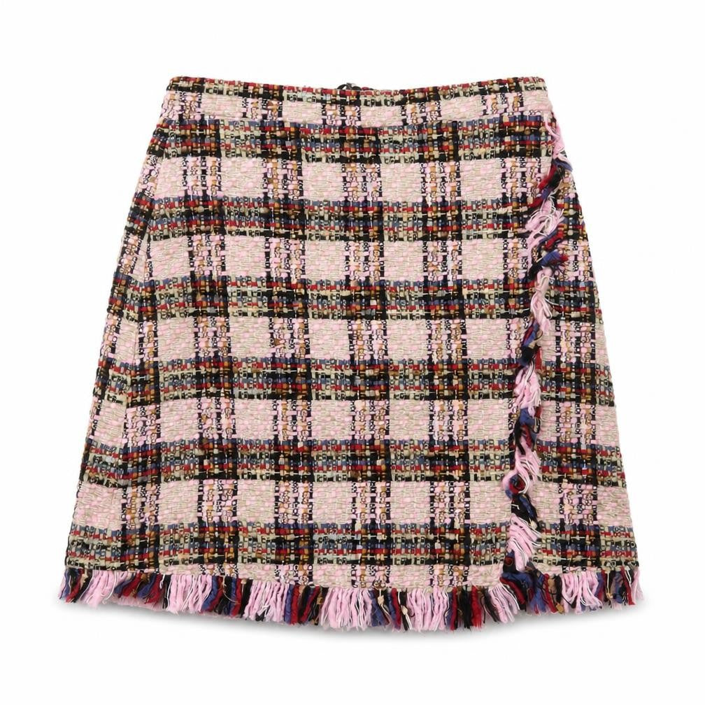 Marks & Spencer Women Multicoloured Tweed A-Line Skirt Size 6