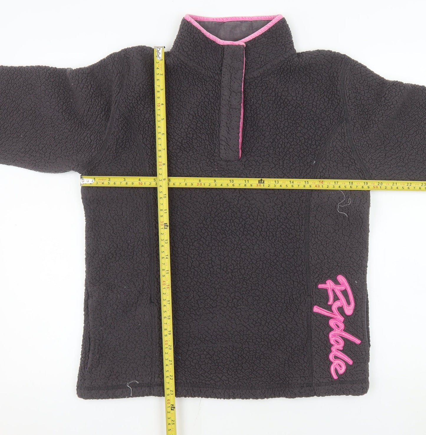 Rydale Women's Grey Fleece Pullover Sweatshirt Size M