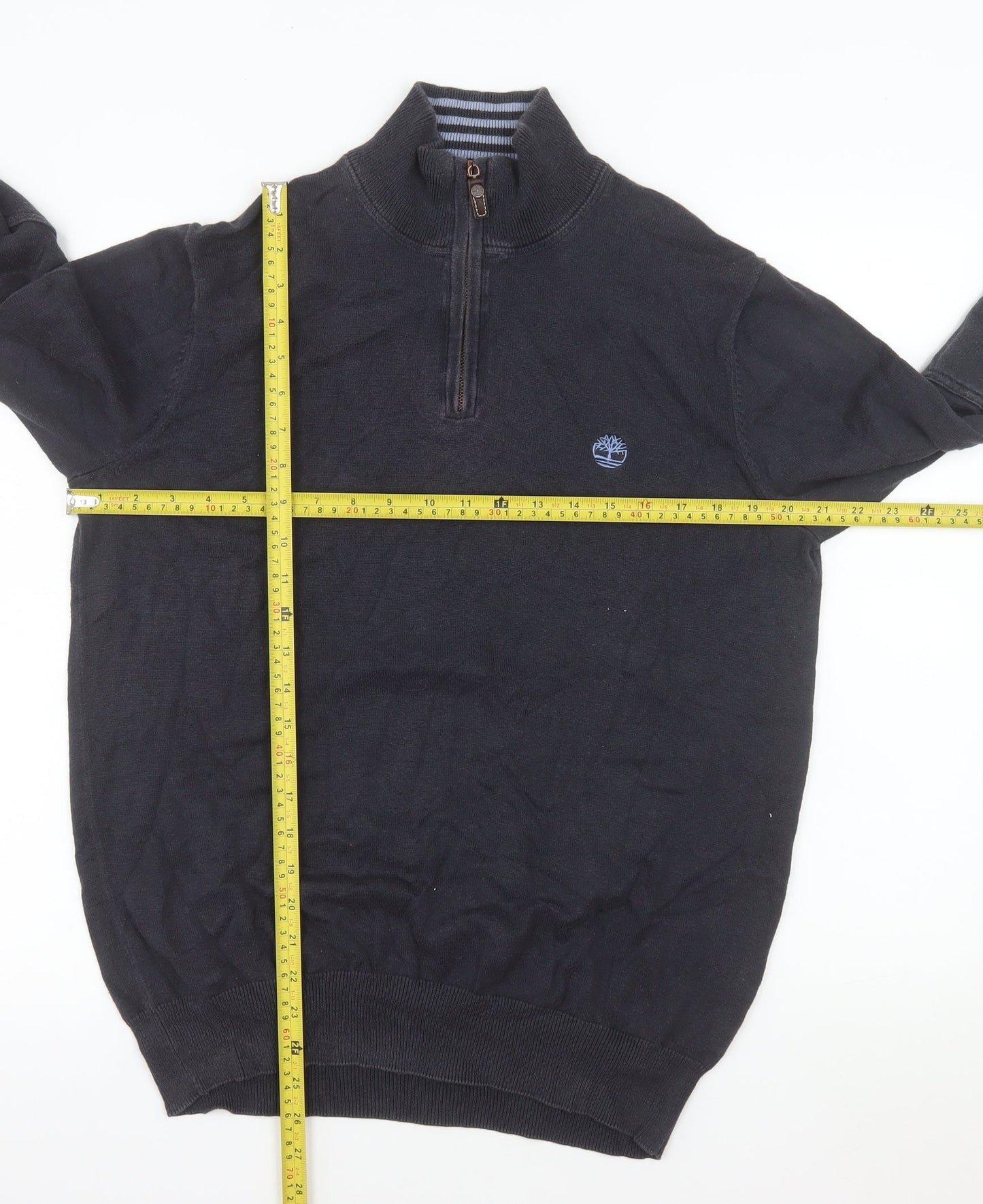 Timberland Earthkeepers Men's Black 1/4 Zip Cotton Sweatshirt M