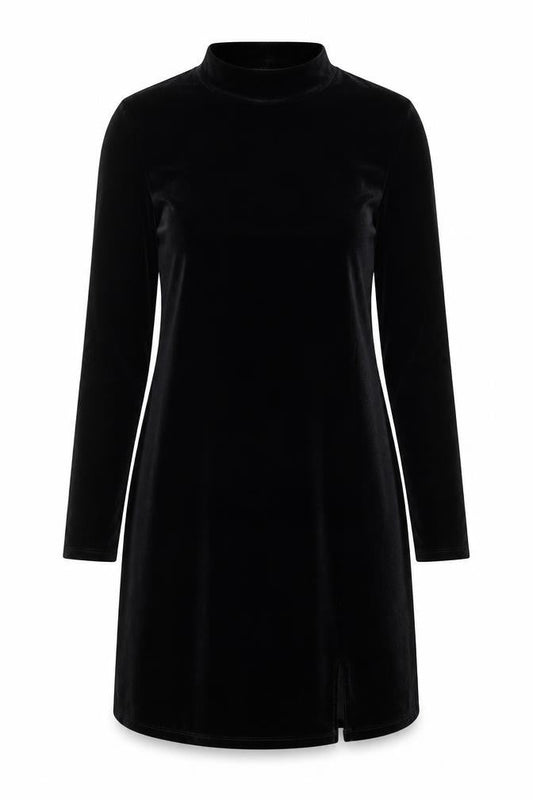 Next Women’s Black Velvet Sheath Dress Size 8 Party Evening
