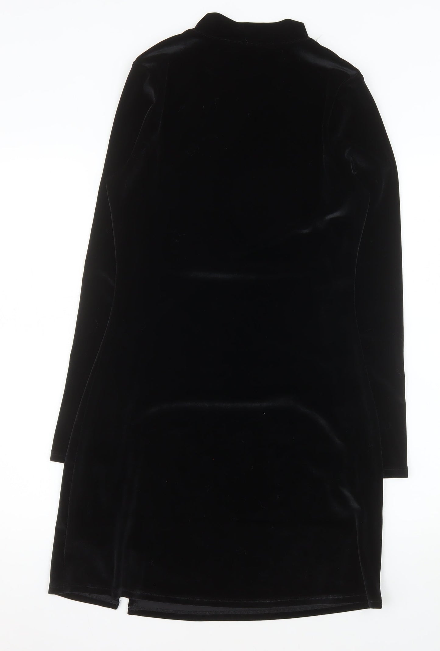 Next Women’s Black Velvet Sheath Dress Size 8 Party Evening