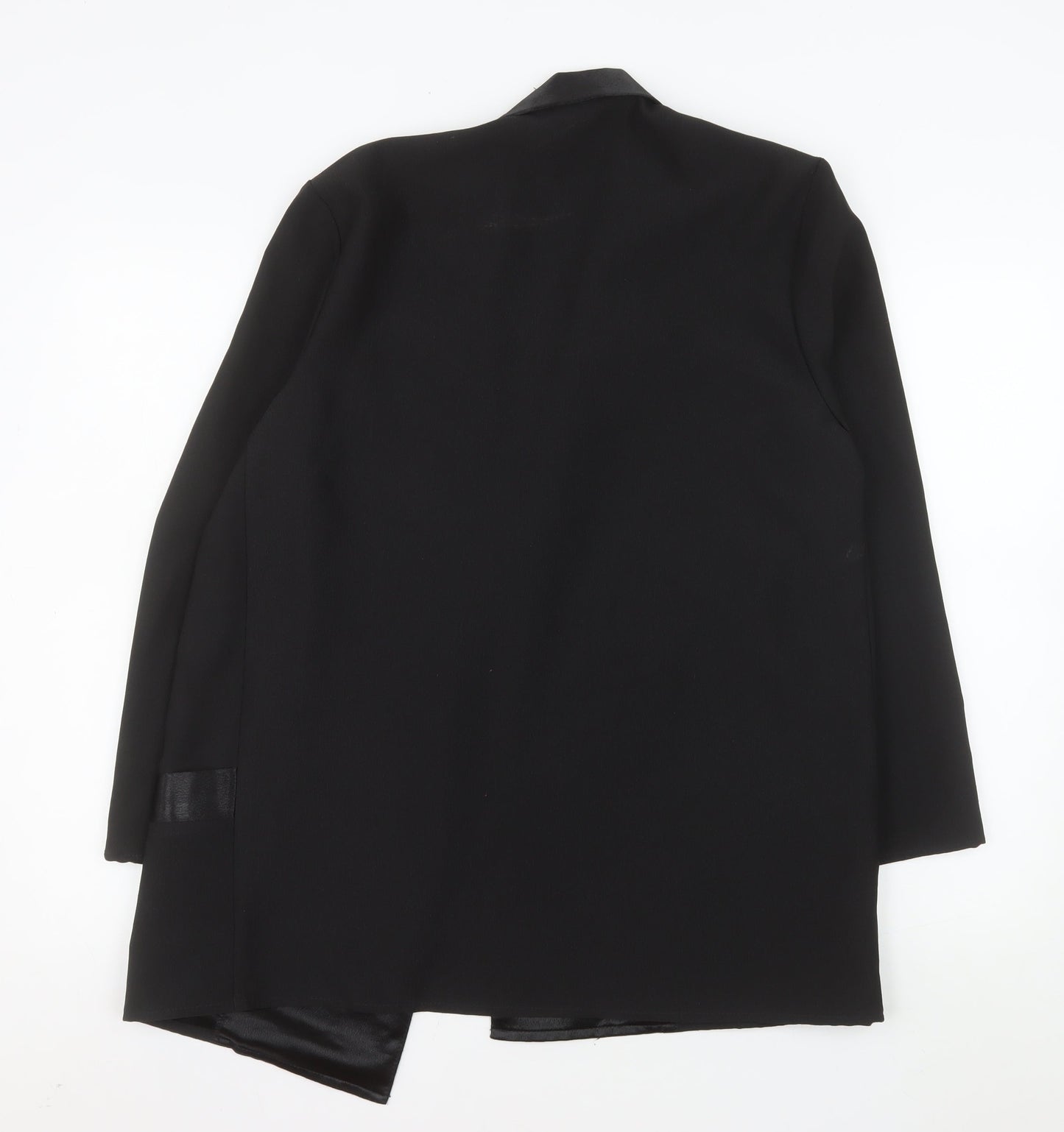 Three's Company Women's Black Size 12 Tuxedo Blazer Jacket