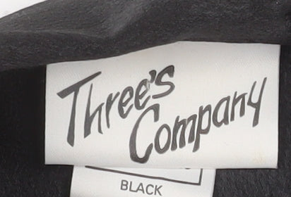 Three's Company Women's Black Size 12 Tuxedo Blazer Jacket
