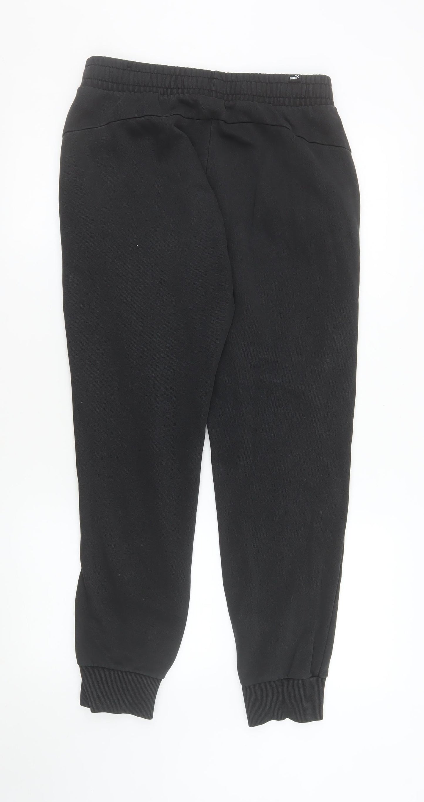 Puma Men's Black Jogger Sweatpants M Regular Fit Cotton Blend