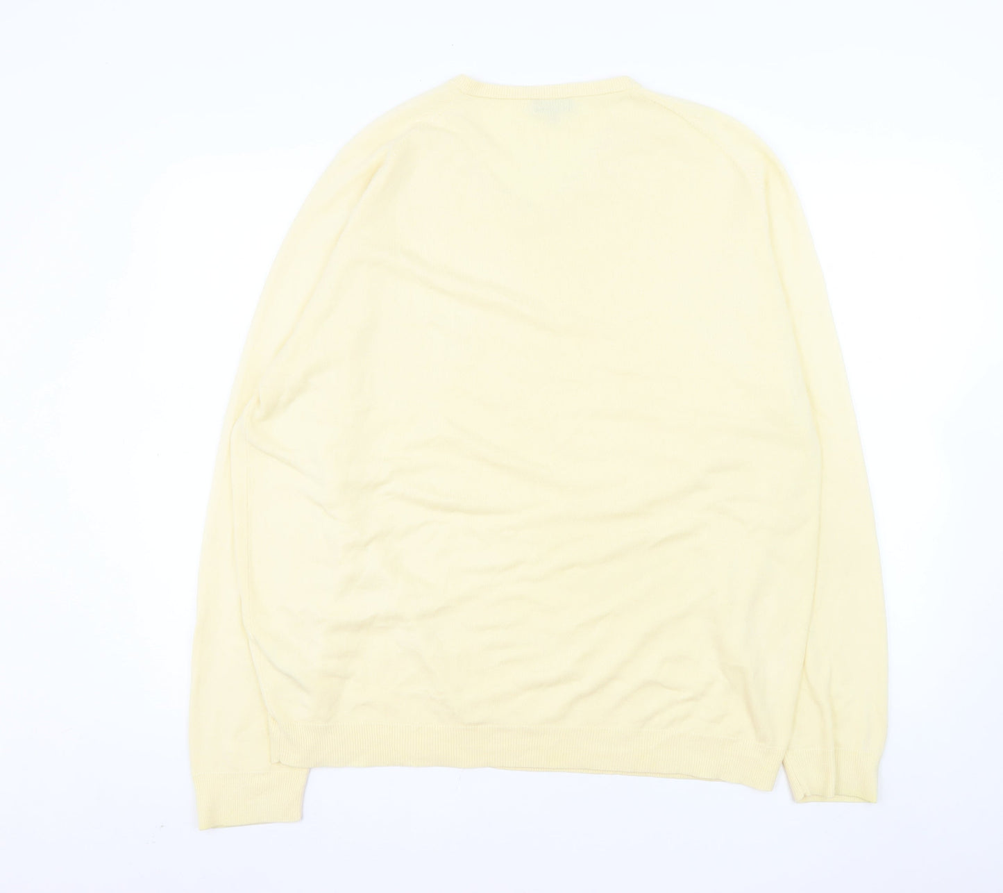 Wolsey Men’s Beige 2XL V-Neck Acrylic Pullover Jumper