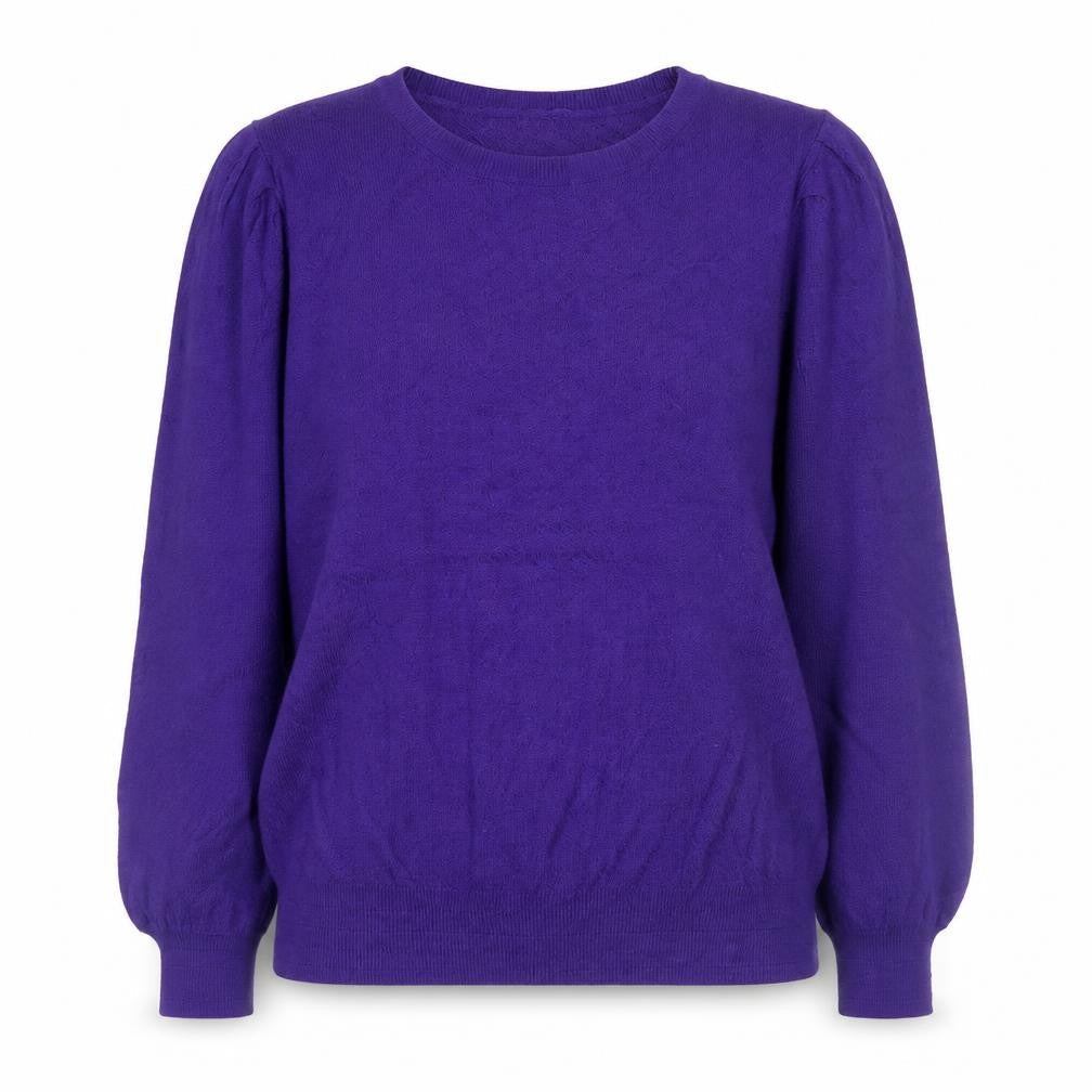 Next Women Purple Crew Neck Long Sleeve Pullover Jumper Size L