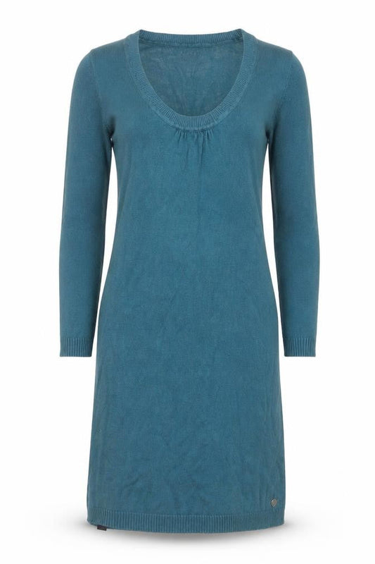 Bench Womens Blue XS Jumper Dress Long Sleeve Knit Casual