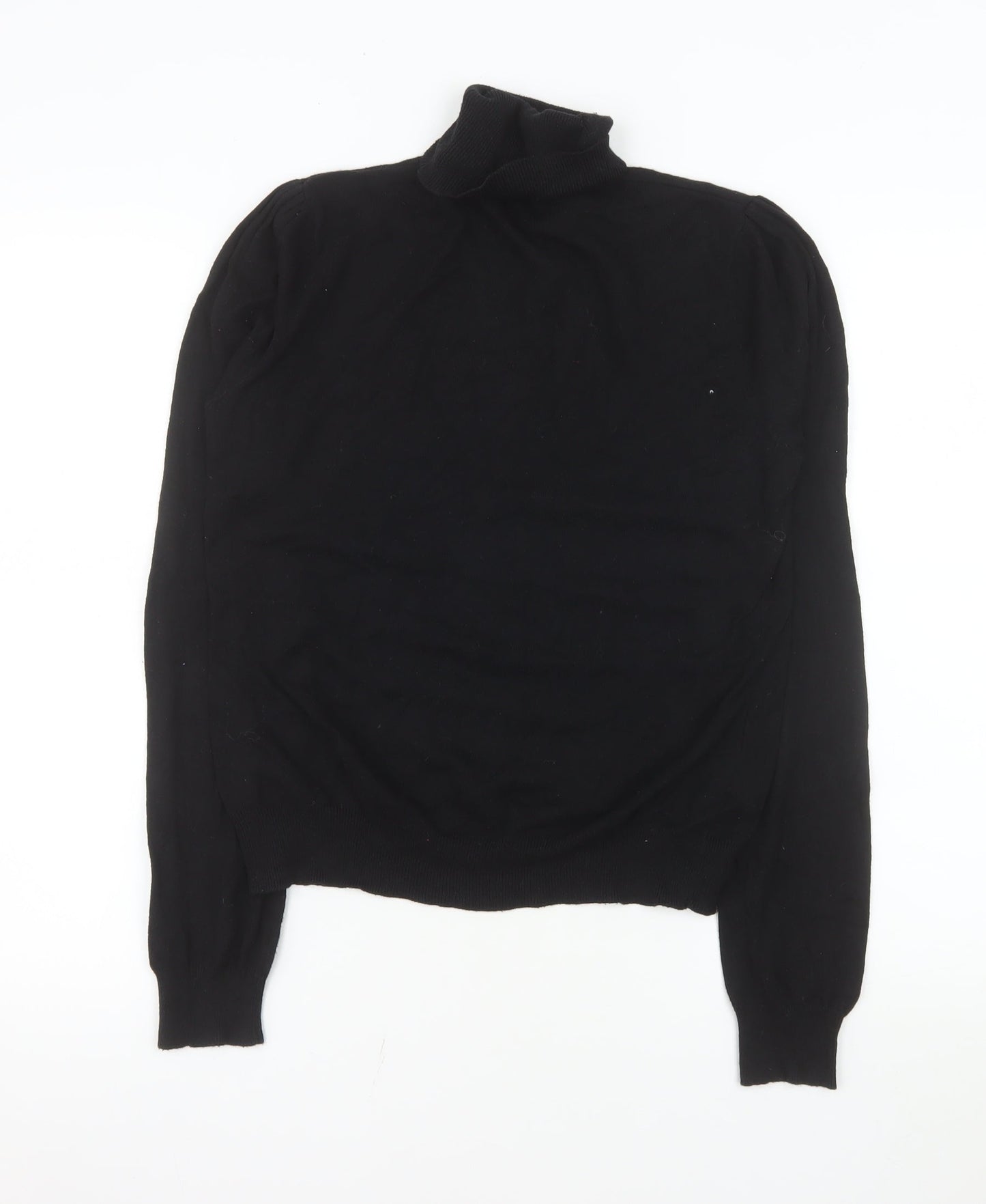 Next Women’s Black Roll Neck Long Sleeve Knit Top Size 14
