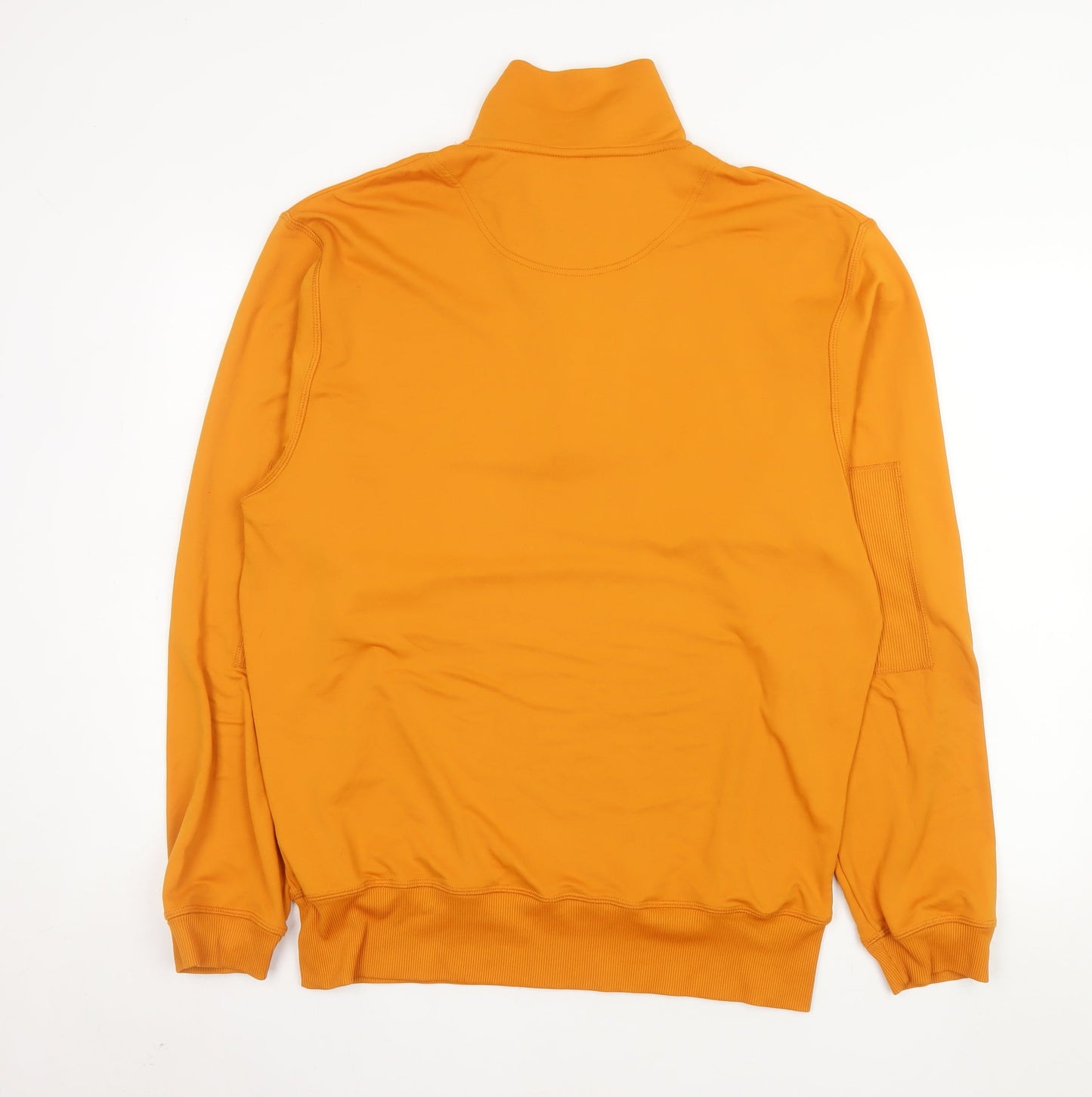 Page & Tuttle Men’s Orange 1/4 Zip Long Sleeve Golf Sweatshirt L