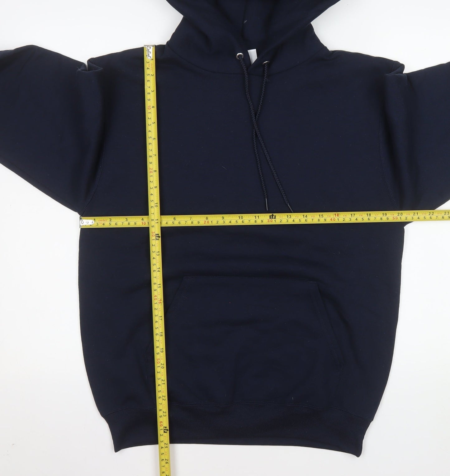 Champion Men's Blue Pullover Hoodie Small Fleece Logo Sweatshirt