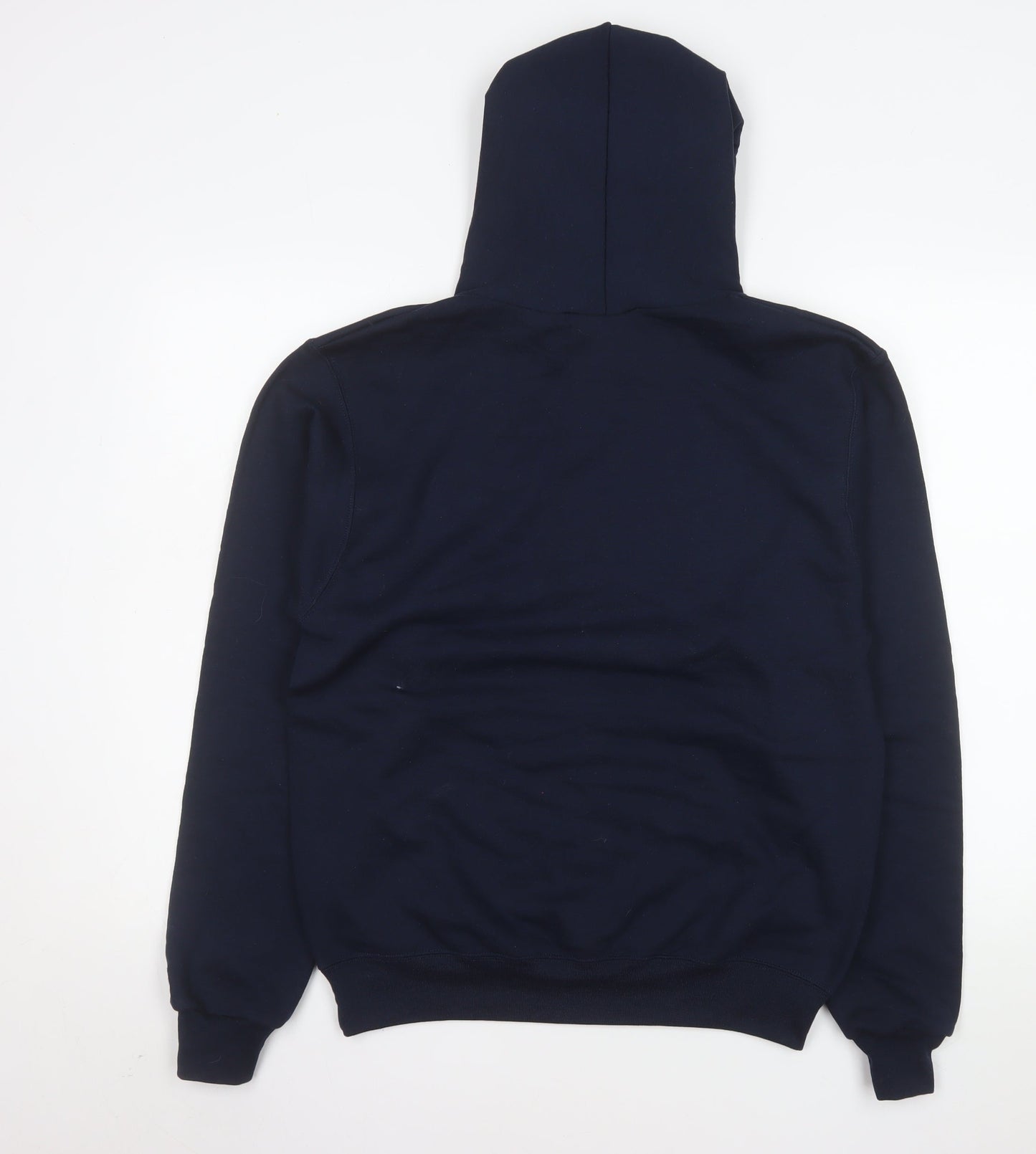Champion Men's Blue Pullover Hoodie Small Fleece Logo Sweatshirt
