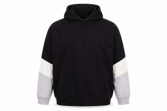 Genetic Apparel Mens Black Pullover Hoodie Size L Regular Fit