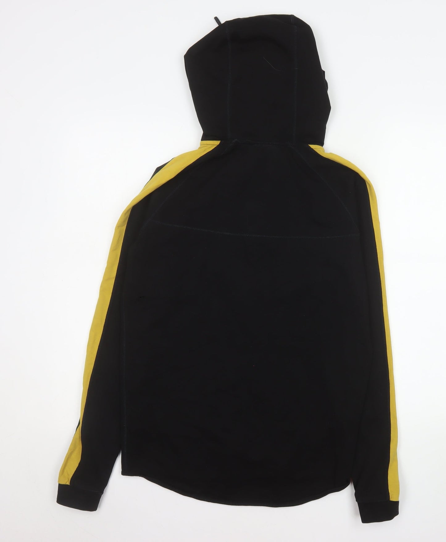 Vanquish Men's Black Yellow Hooded Zip Jacket Size S