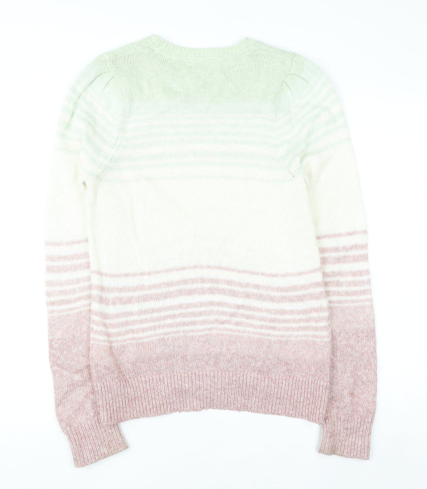Fat Face Women's Multicoloured Striped Crew Neck Jumper Size 10