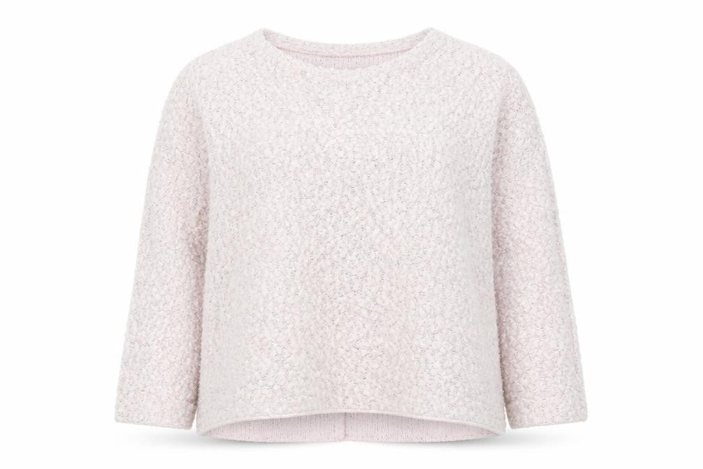 Topshop Women Pink UK 12 Chunky Knit Pullover Jumper