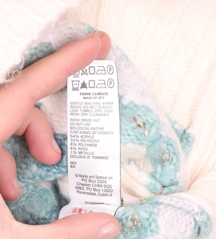 Marks and Spencer Per Una Women's Multicoloured S Crew Neck Jumper