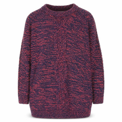 Dagmar Women's Multicoloured Knit Cable Pullover Jumper Size L