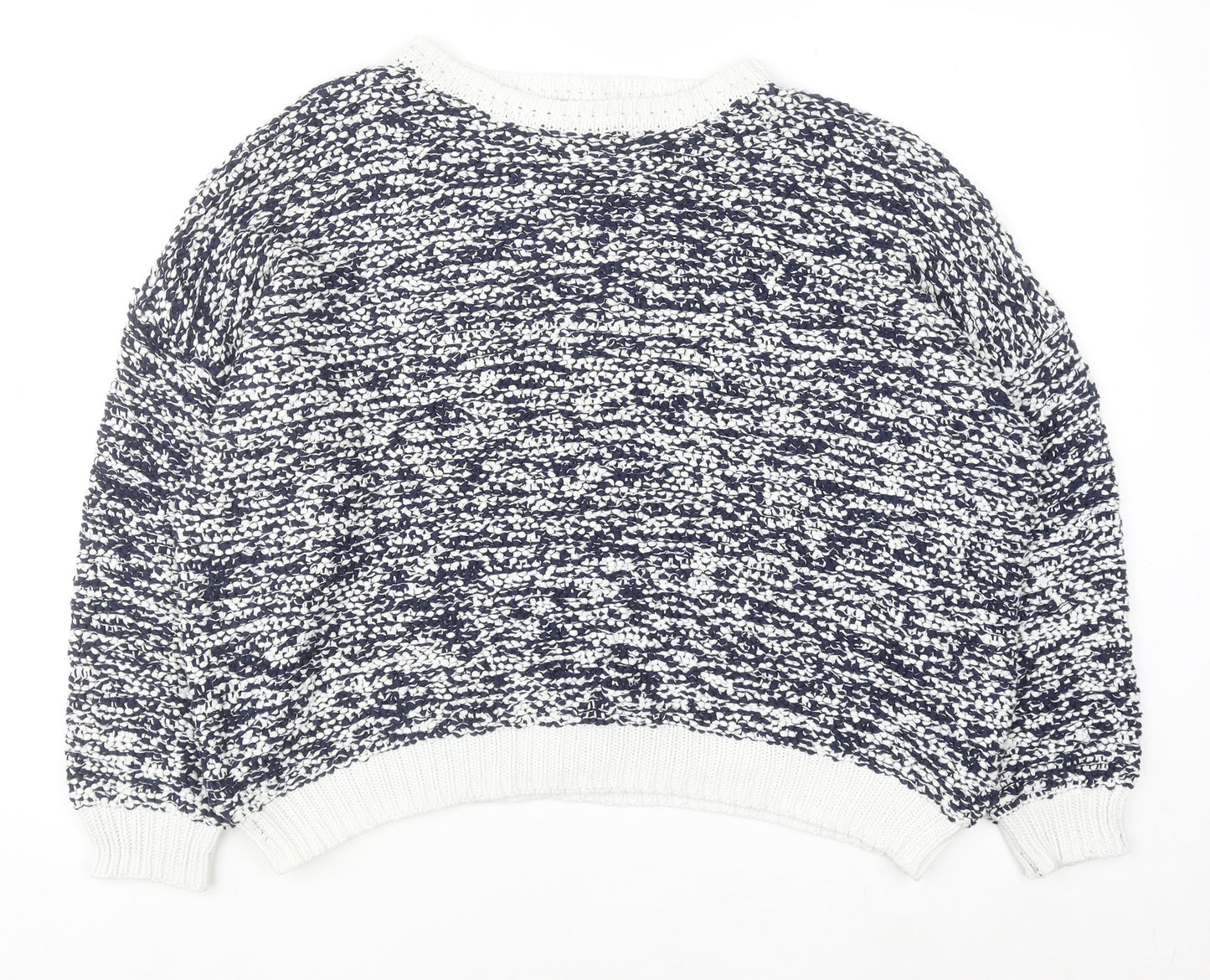 Tu Women’s Multicoloured Chunky Knit Crew Neck Pullover Jumper Size 22