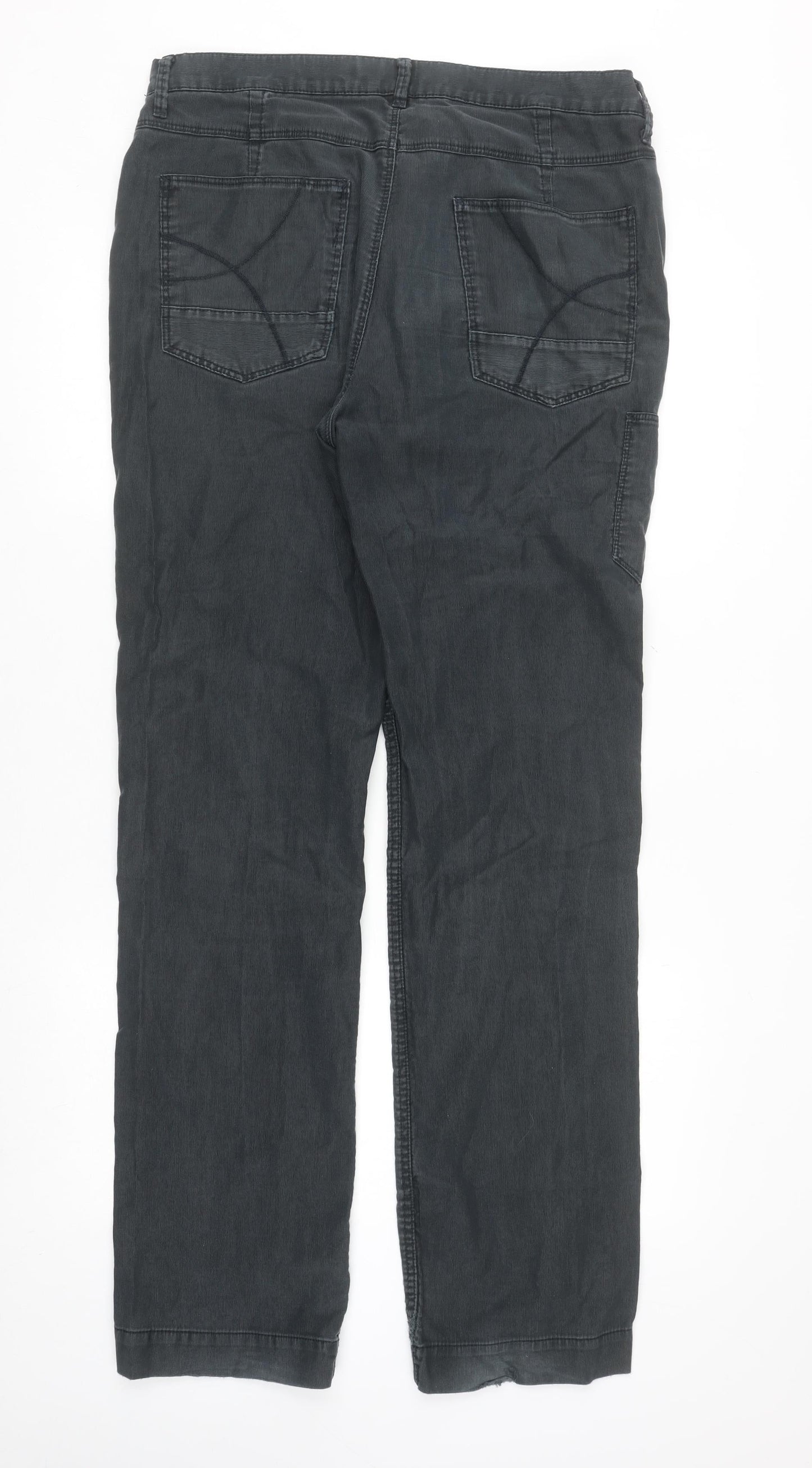 Rocha John Rocha Men's Black 34L Cotton Chino Trousers