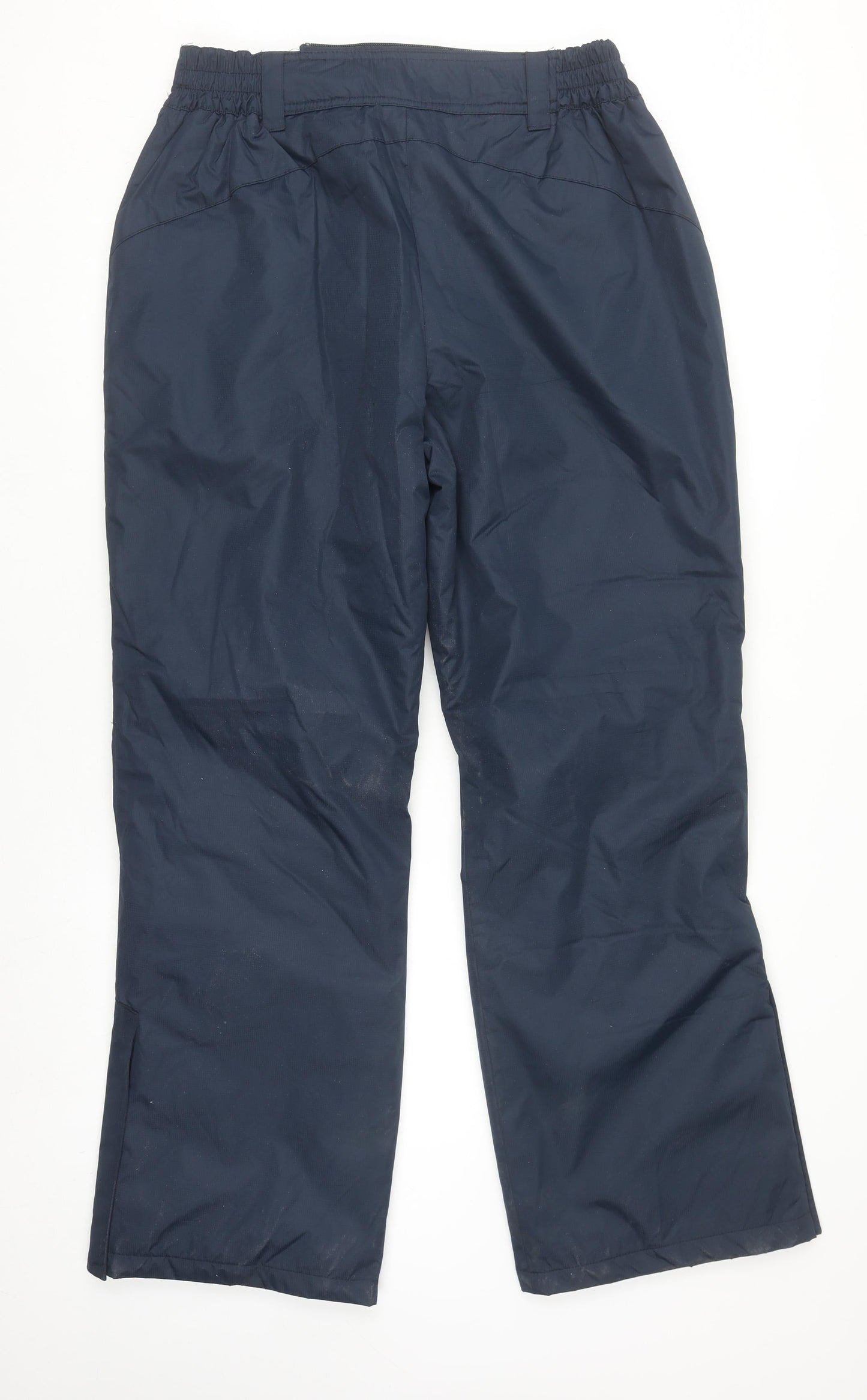 Mountain Warehouse Women Navy Blue Snow Pants UK 14 Water Resistant Warm Trousers