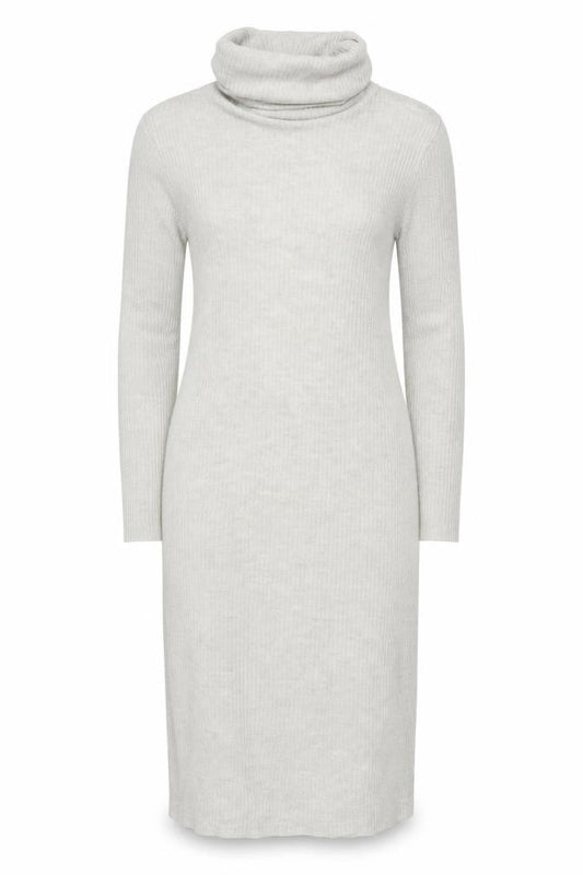 Glamorous Women’s Beige Knit Bodycon Midi Roll Neck Dress M