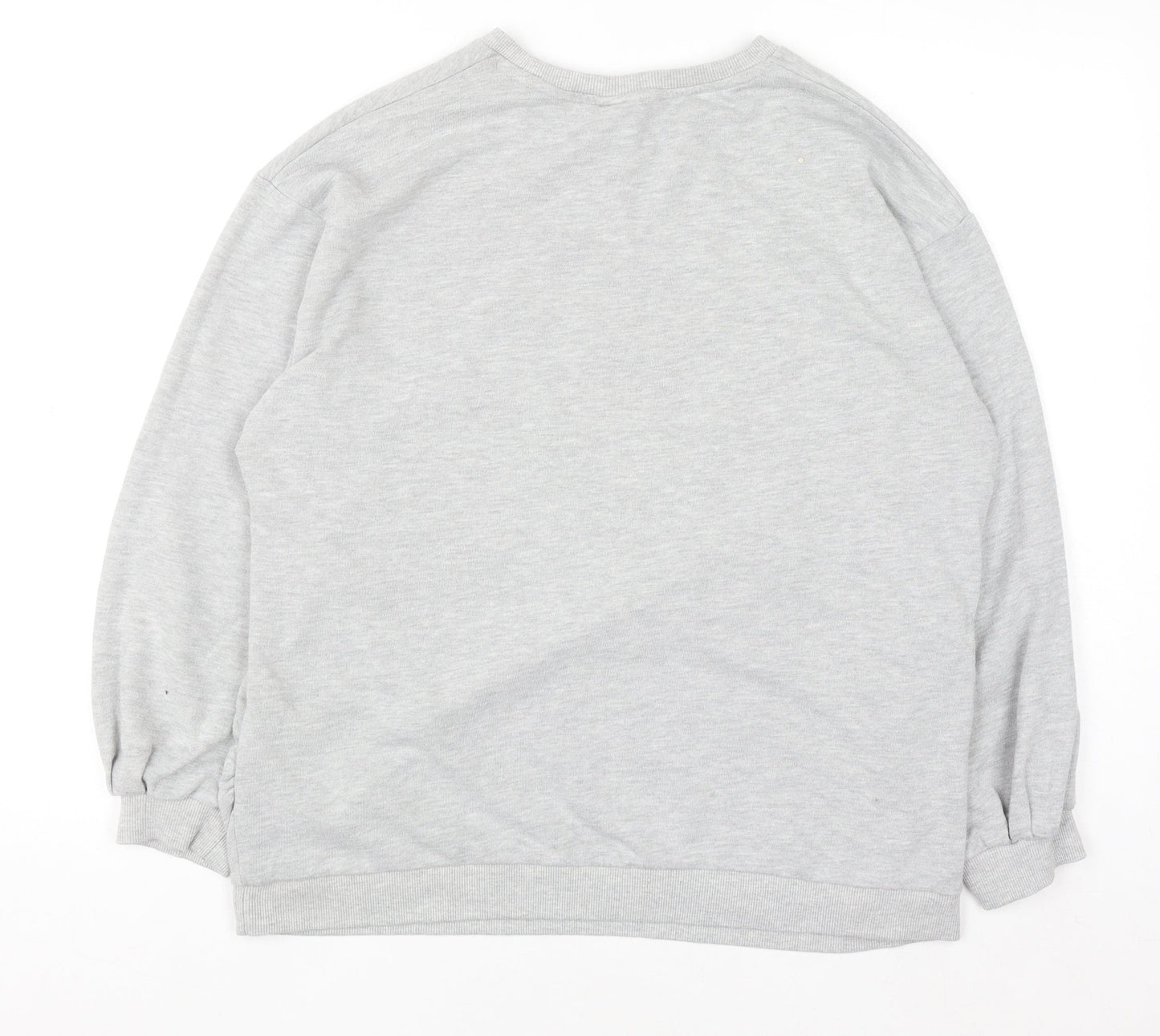 Disney Tu Women Grey Mickey & Minnie Sweatshirt Size 14 Pullover