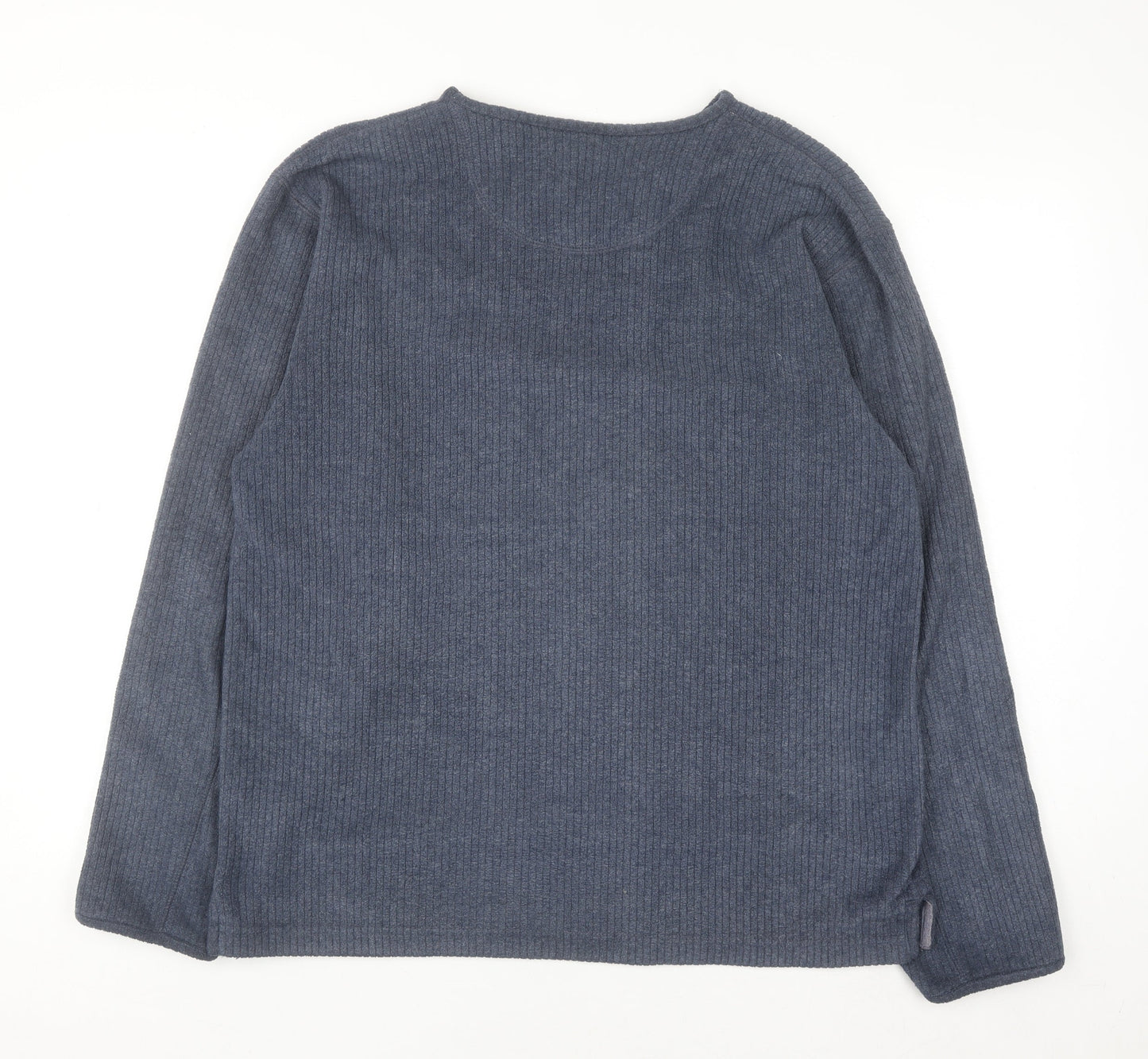 Maine New England Men’s Blue V-Neck Pullover Jumper Size S