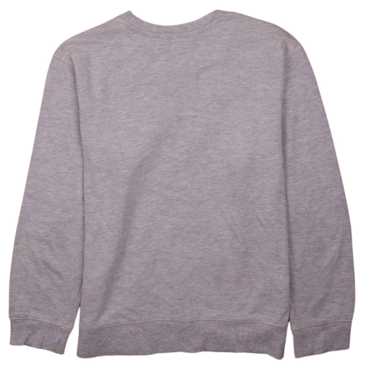 Champion Men's Grey Logo Crew Neck Fleece Sweatshirt Size M