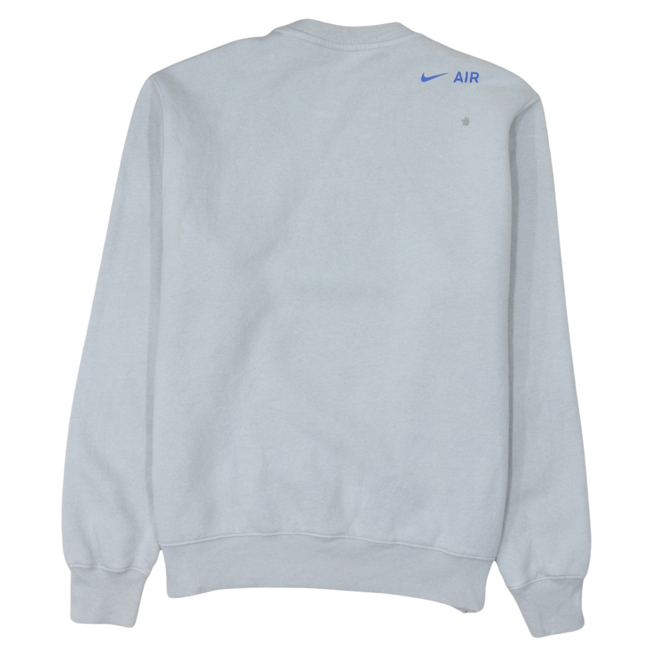 Nike Men's Grey AIR Logo Crew Neck Sweatshirt Size M